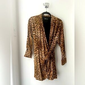 Zara TRF Leopard Mini-Dress with Built-In Short
